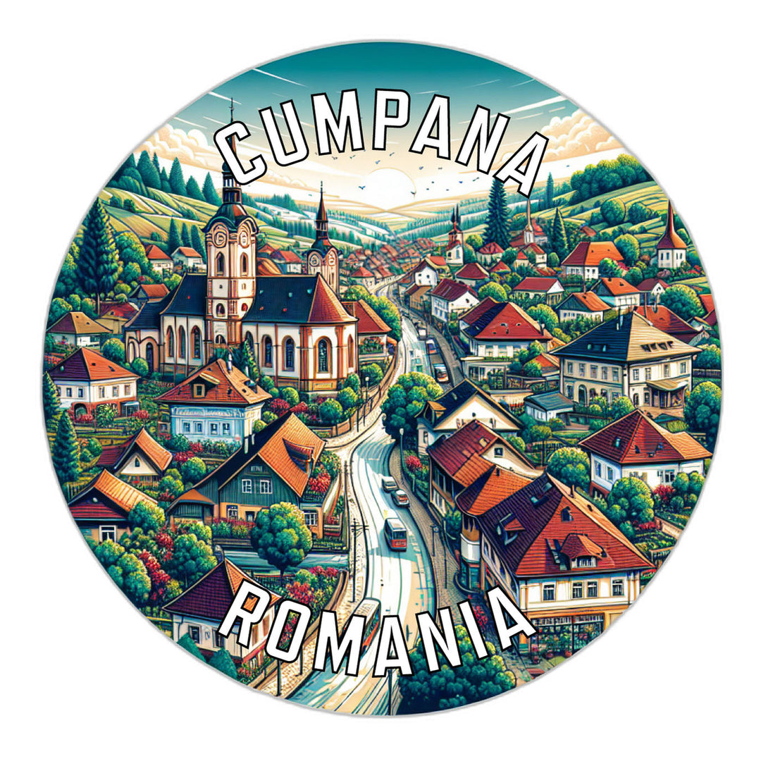 Cumpana Romania Souvenir Die Cut Flat Magnet Image 1