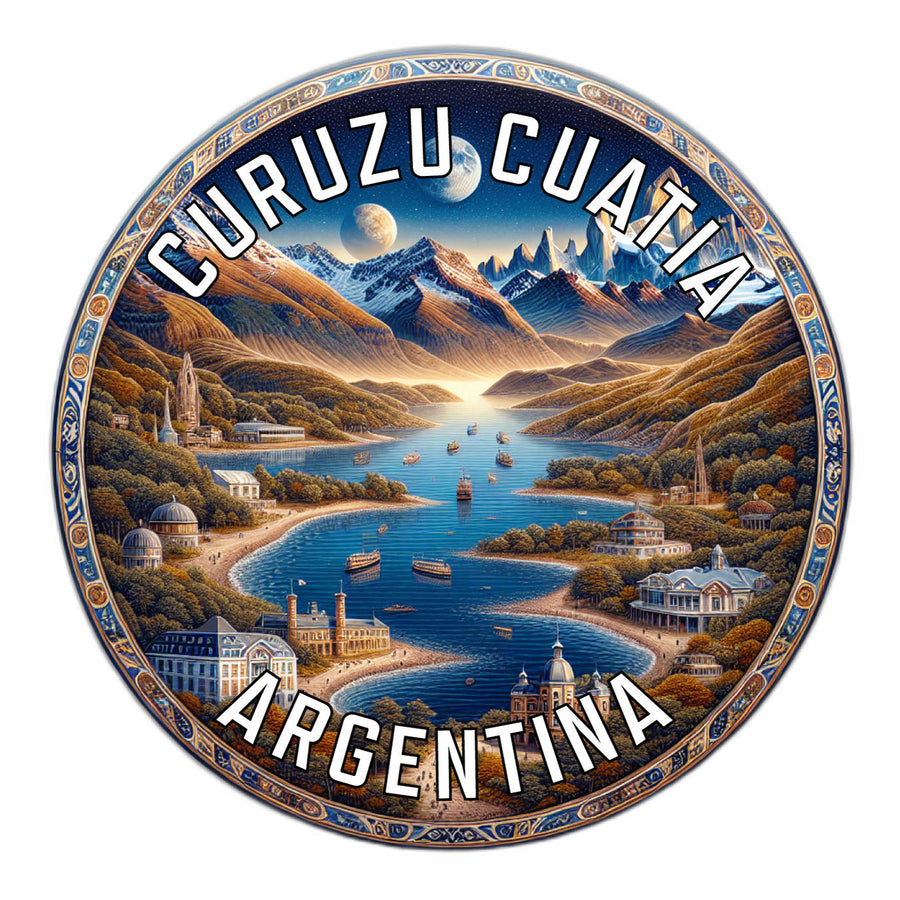 Curuzu Cuatia Argentina Souvenir Die Cut Flat Magnet Image 1