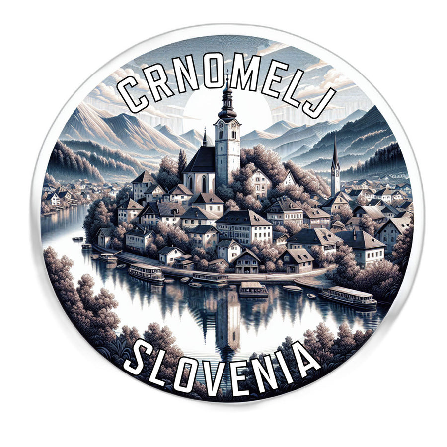 Crnomelj Slovenia Souvenir Die Cut Flat Magnet Image 1