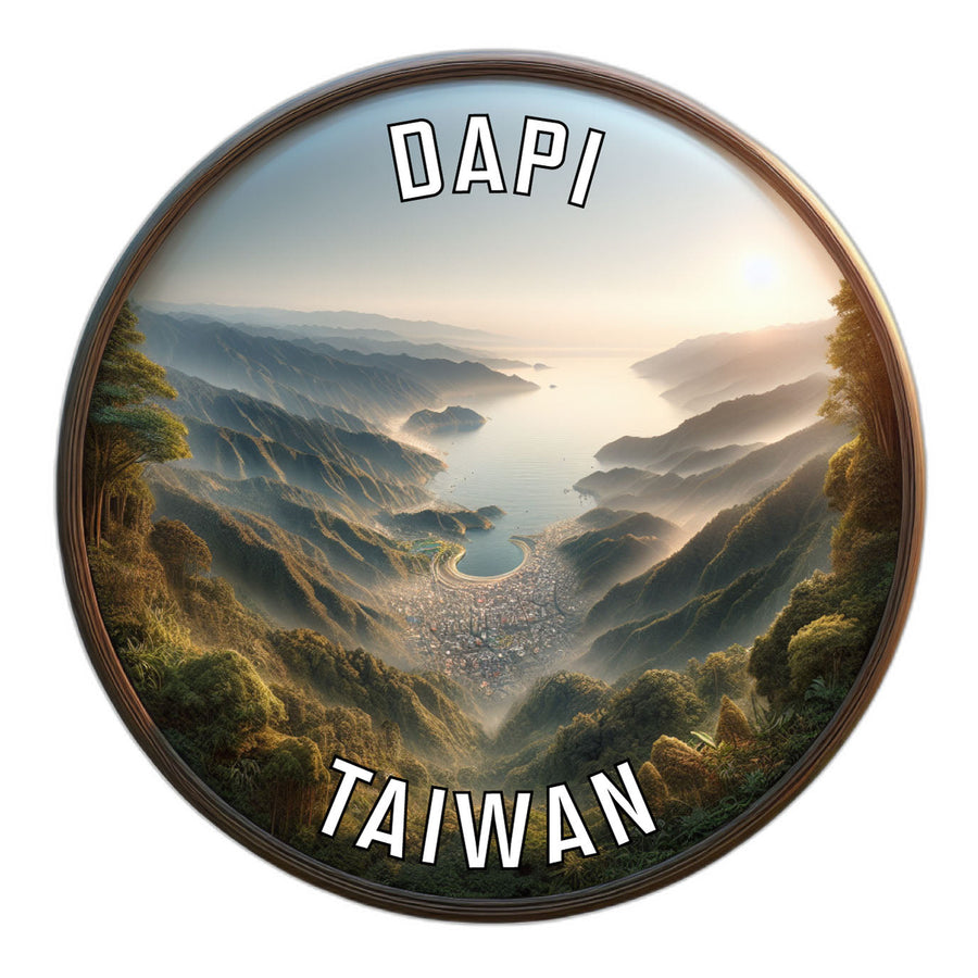 Dapi Taiwan Souvenir Die Cut Flat Magnet Image 1