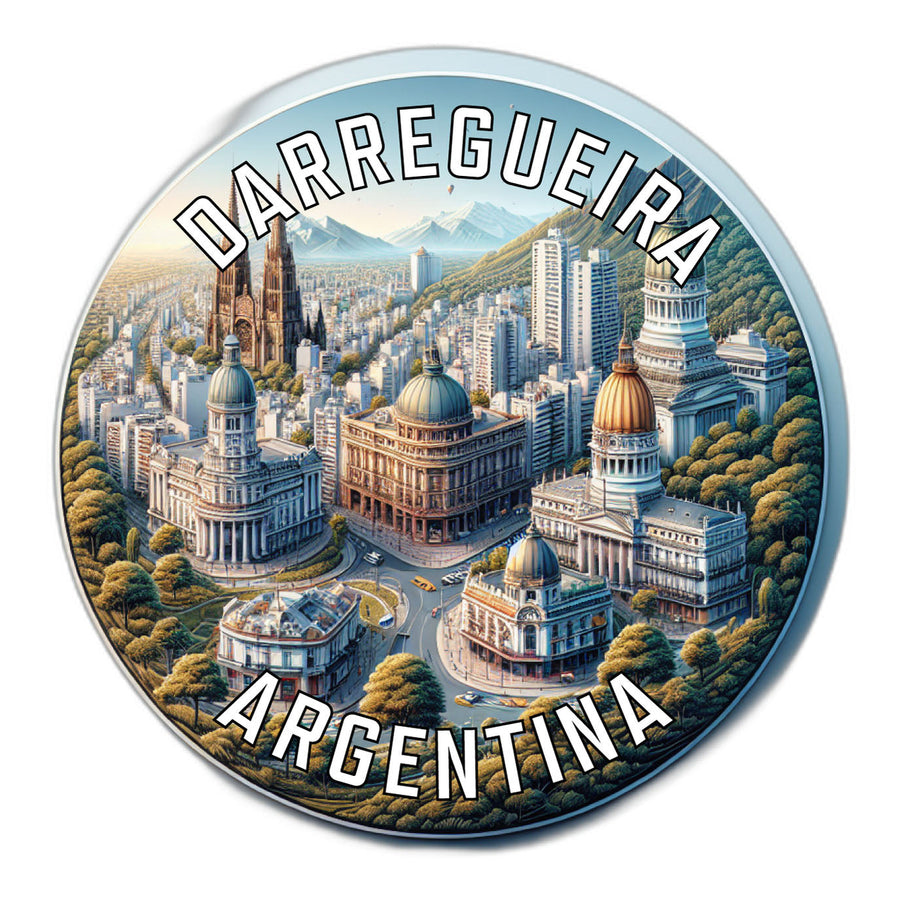 Darregueira Argentina Souvenir Die Cut Flat Magnet Image 1