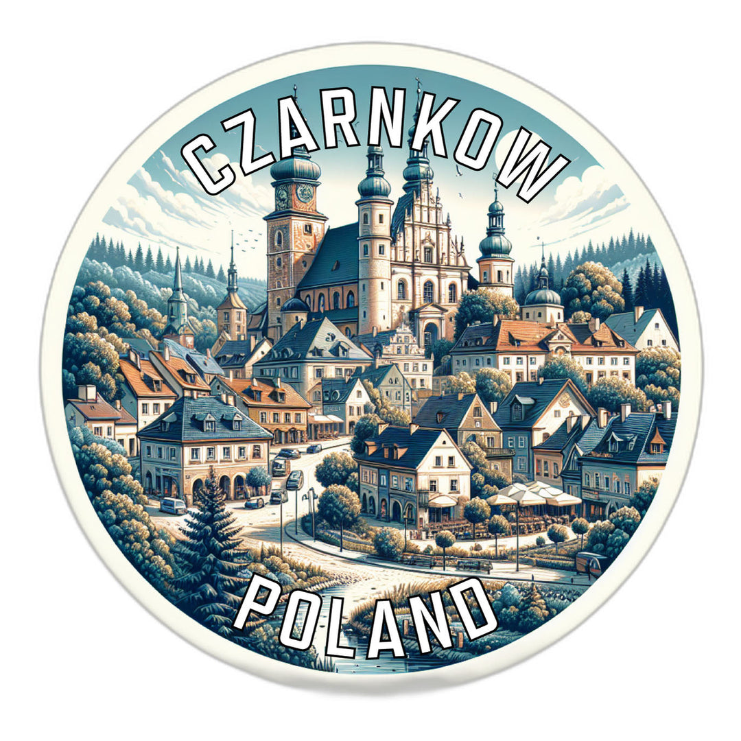 Czarnkow Poland Souvenir Die Cut Flat Magnet Image 1