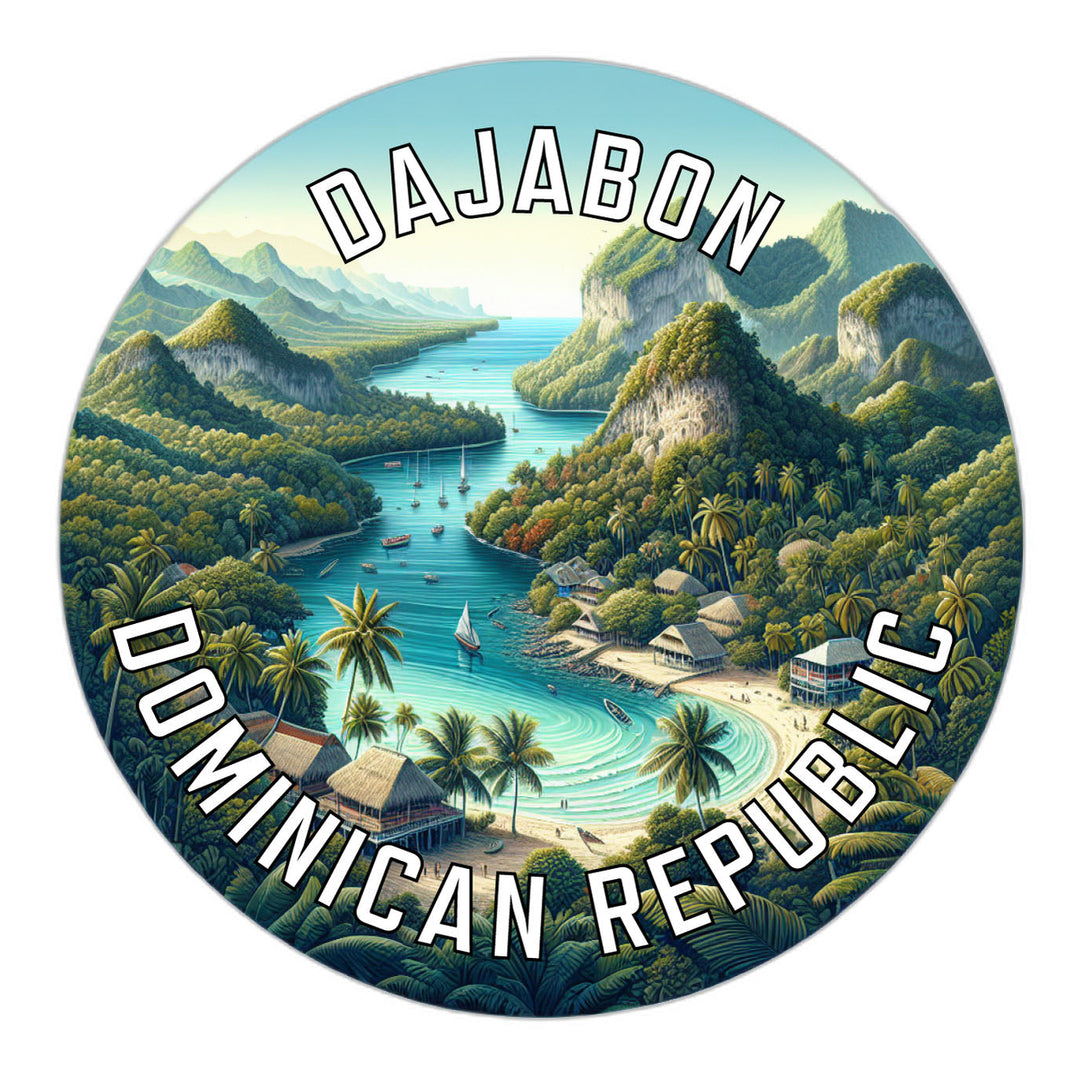 Dajabon Dominican Republic Souvenir Die Cut Flat Magnet Image 1