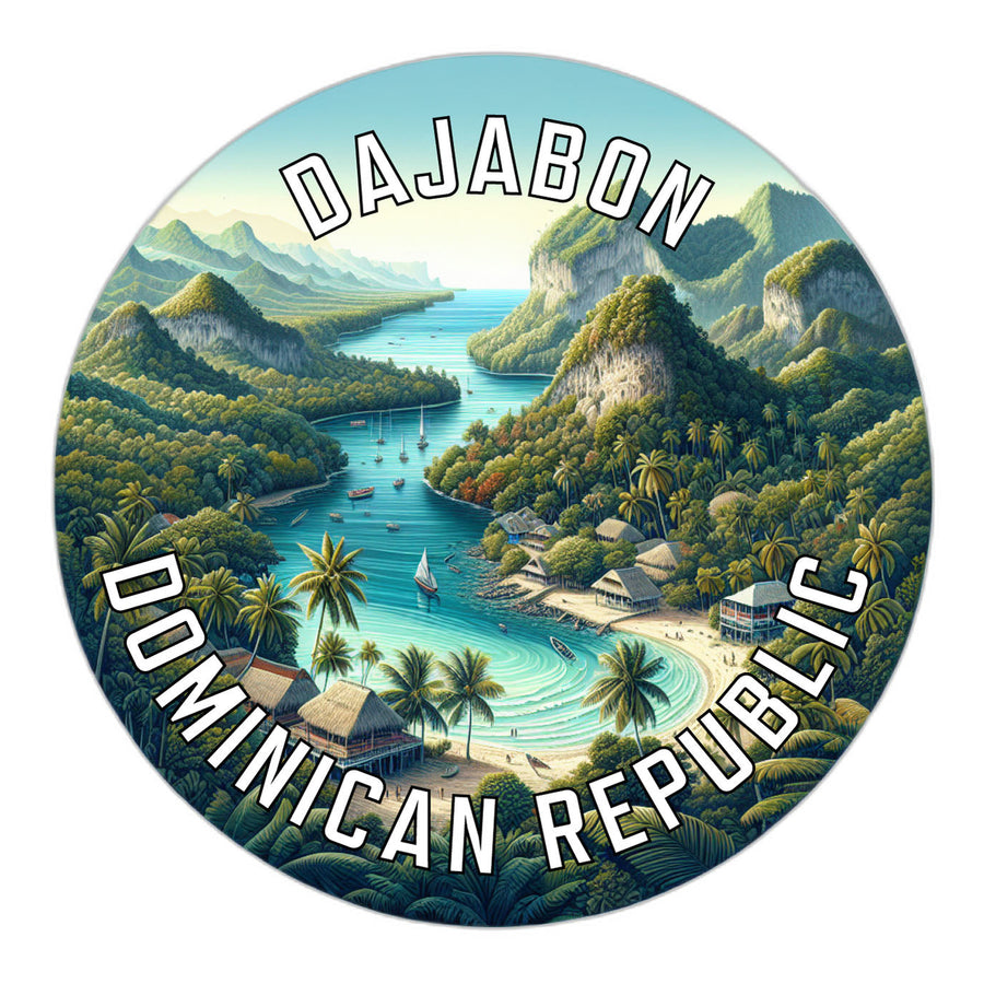 Dajabon Dominican Republic Souvenir Die Cut Flat Magnet Image 1