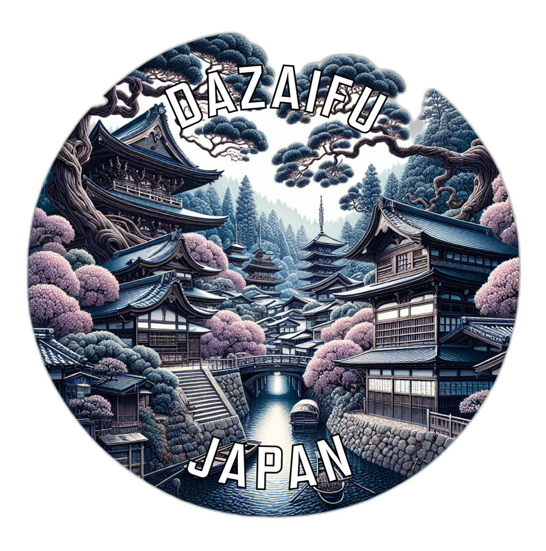 Dazaifu Japan Souvenir Die Cut Flat Magnet Image 1