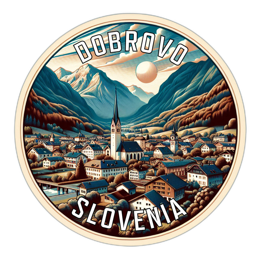 Dobrovo Slovenia Souvenir Die Cut Flat Magnet Image 1