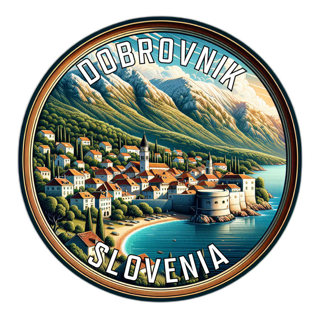 Dobrovnik Slovenia Souvenir Die Cut Flat Magnet Image 1