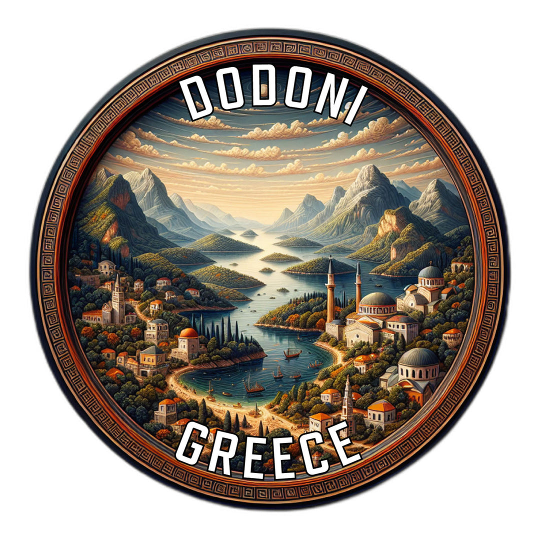 Dodoni Greece Souvenir Die Cut Flat Magnet Image 1