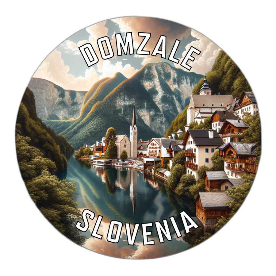 Domzale Slovenia Souvenir Die Cut Flat Magnet Image 1