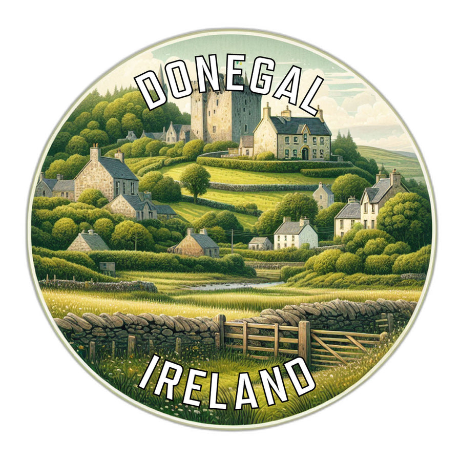 Donegal Ireland Souvenir Die Cut Flat Magnet Image 1