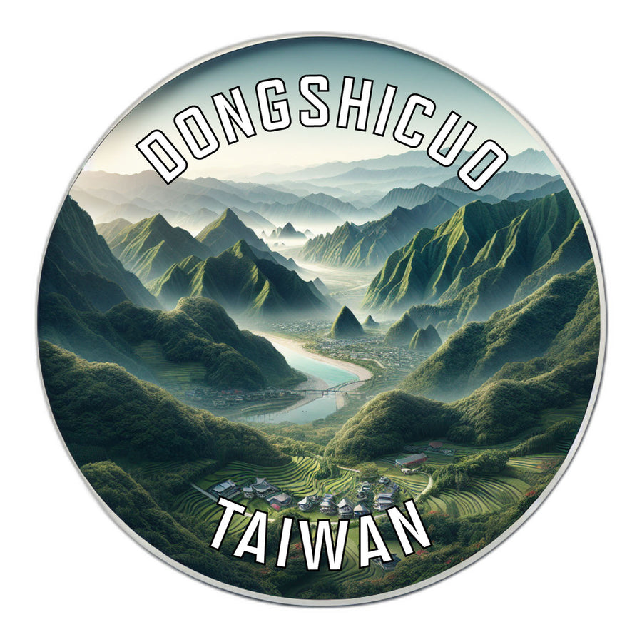 Dongshicuo Taiwan Souvenir Die Cut Flat Magnet Image 1