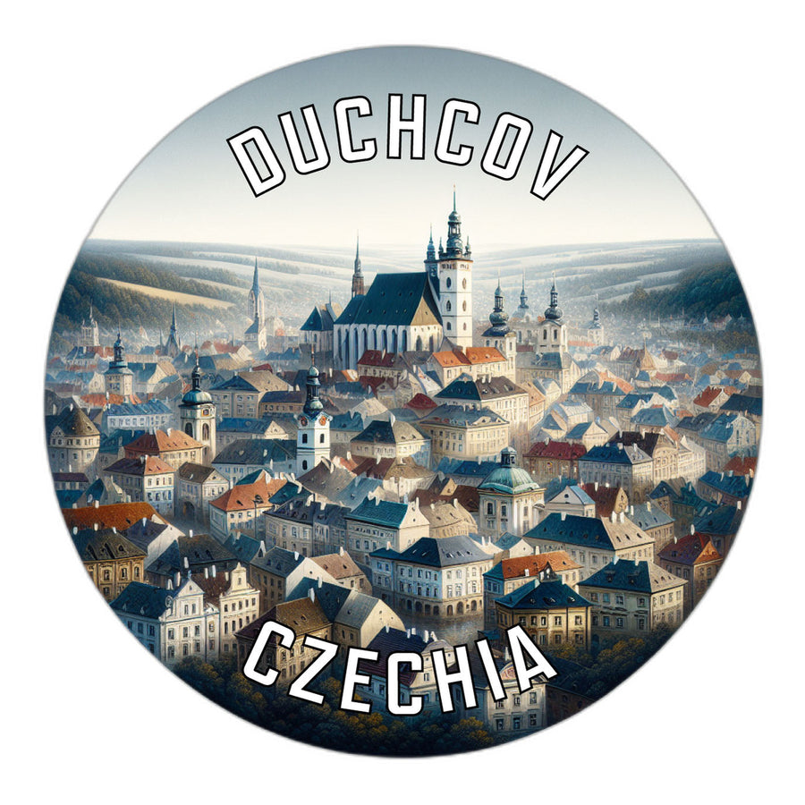 Duchcov Czechia Souvenir Die Cut Flat Magnet Image 1