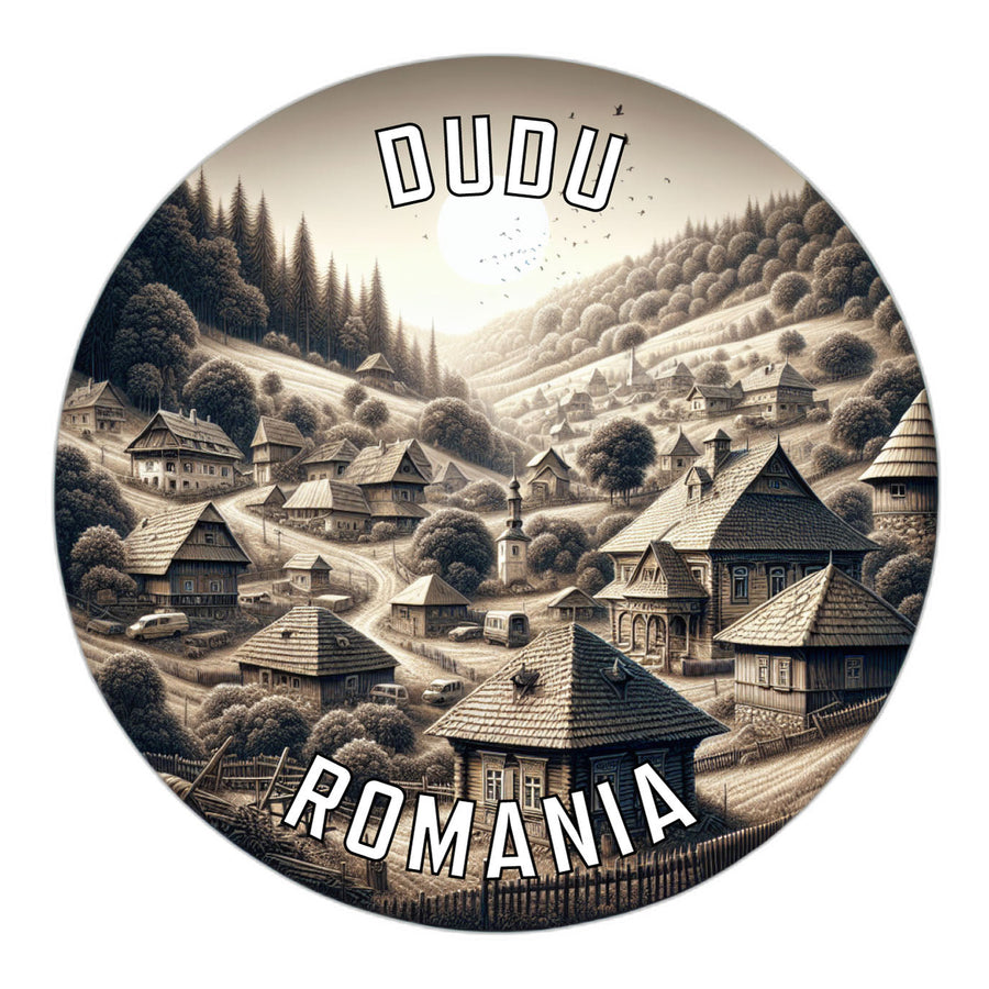 Dudu Romania Souvenir Die Cut Flat Magnet Image 1