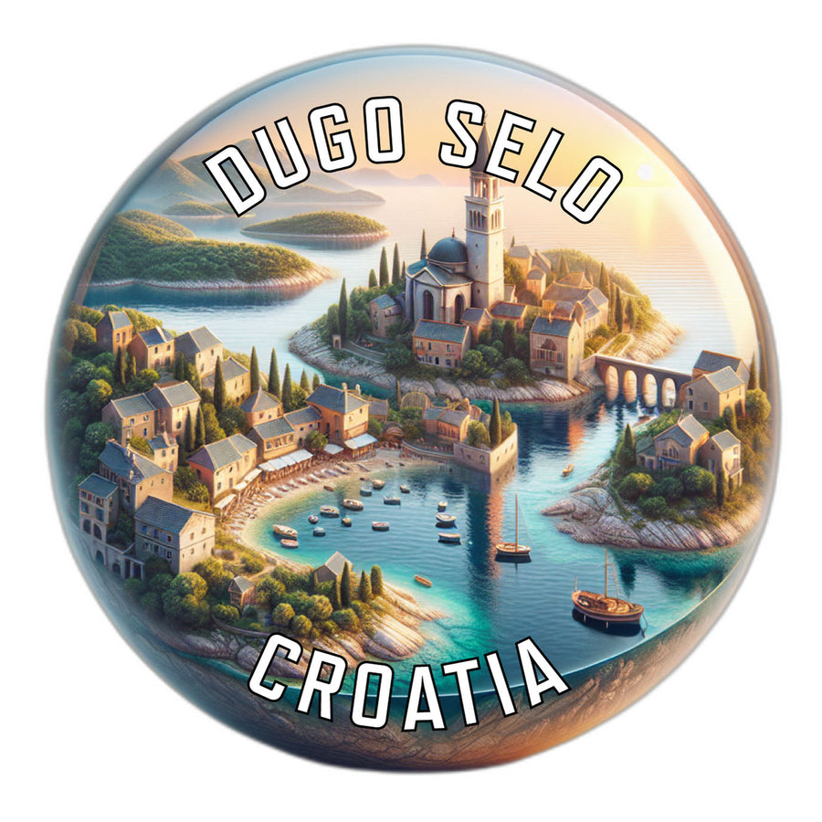 Dugo Selo Croatia Souvenir Die Cut Flat Magnet Image 1