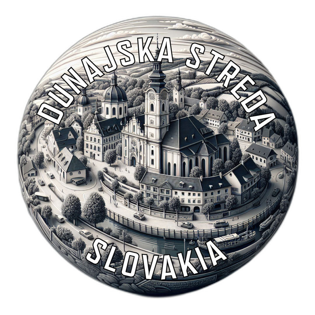 Dunajska Streda Slovakia Souvenir Die Cut Flat Magnet Image 1