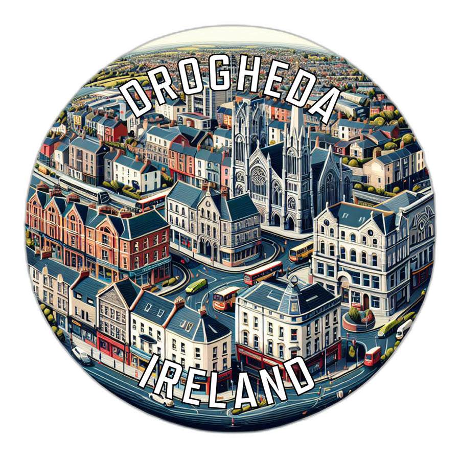 Drogheda Ireland Souvenir Die Cut Flat Magnet Image 1