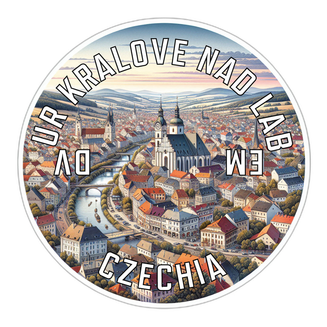 Dvur Kralove nad Labem Czechia Souvenir Die Cut Flat Magnet Image 1