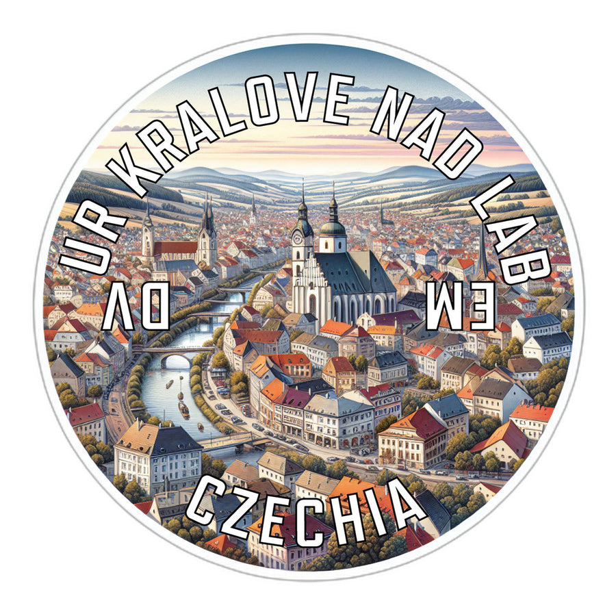 Dvur Kralove nad Labem Czechia Souvenir Die Cut Flat Magnet Image 1