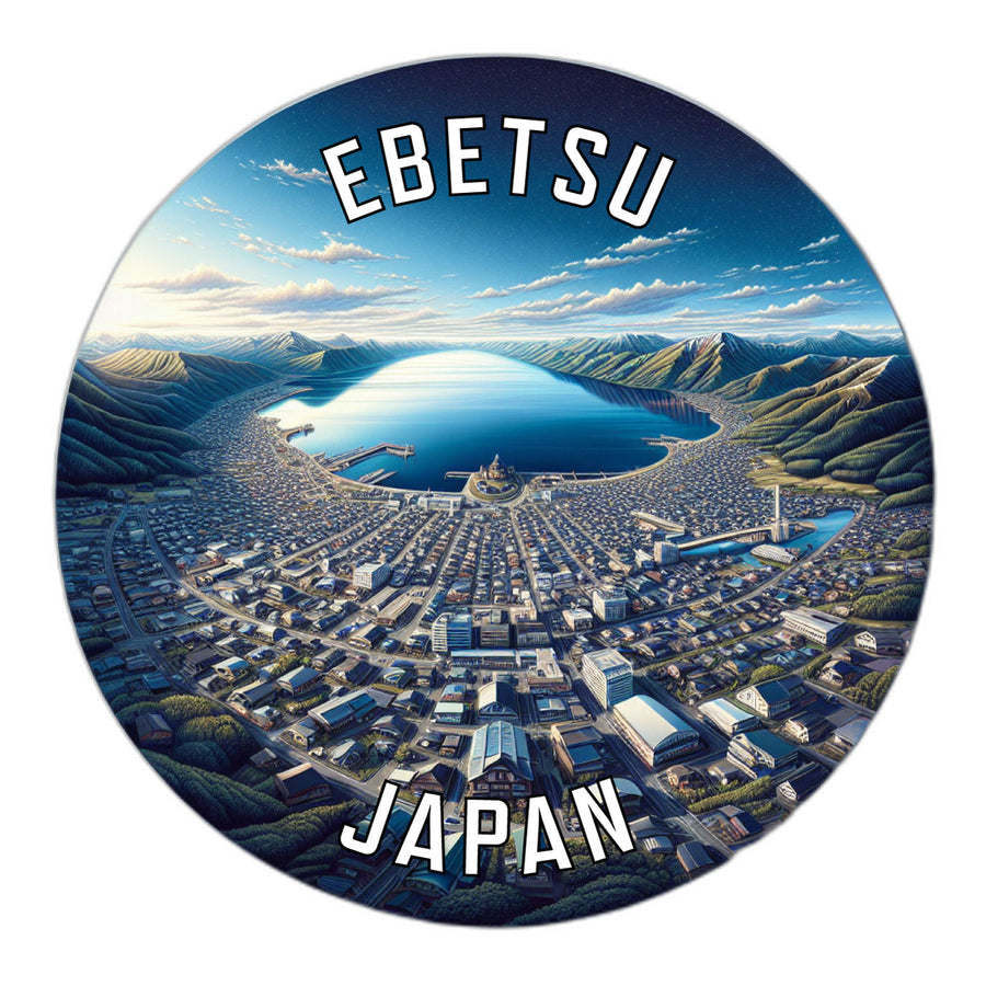 Ebetsu Japan Souvenir Die Cut Flat Magnet Image 1