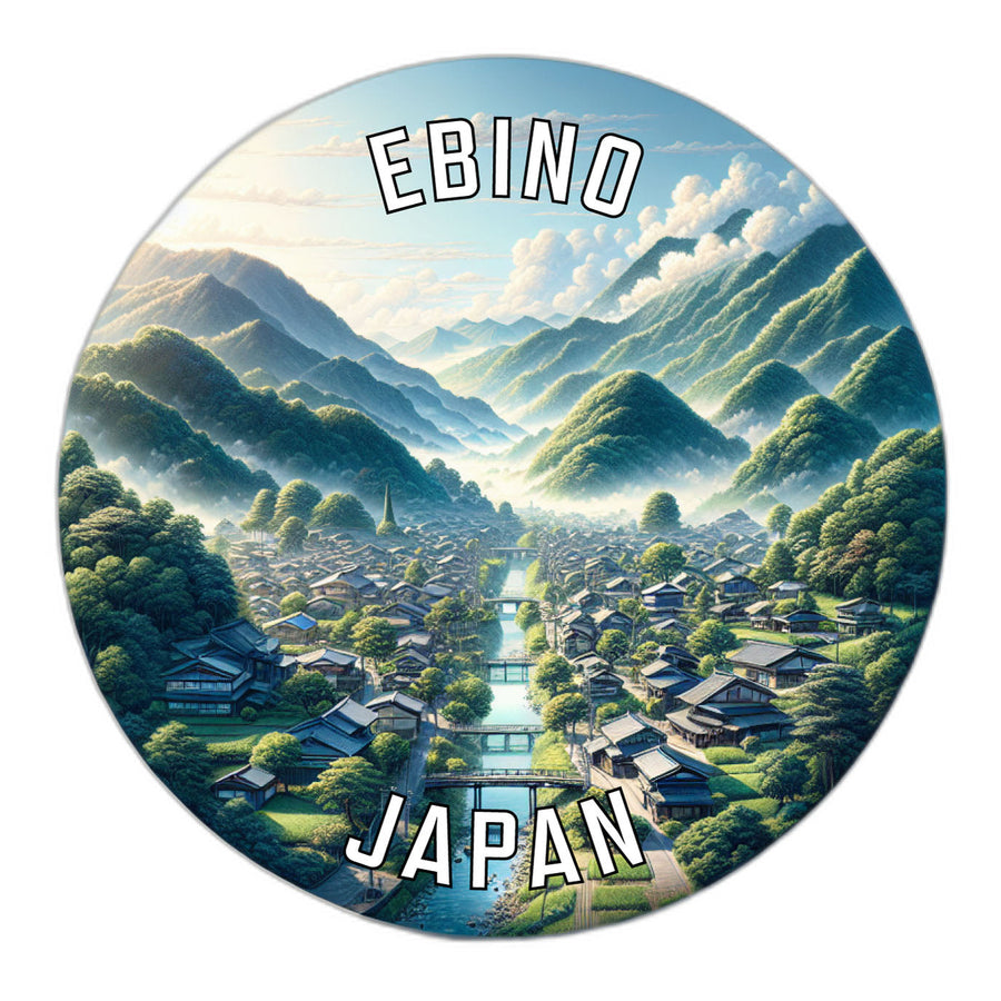 Ebino Japan Souvenir Die Cut Flat Magnet Image 1