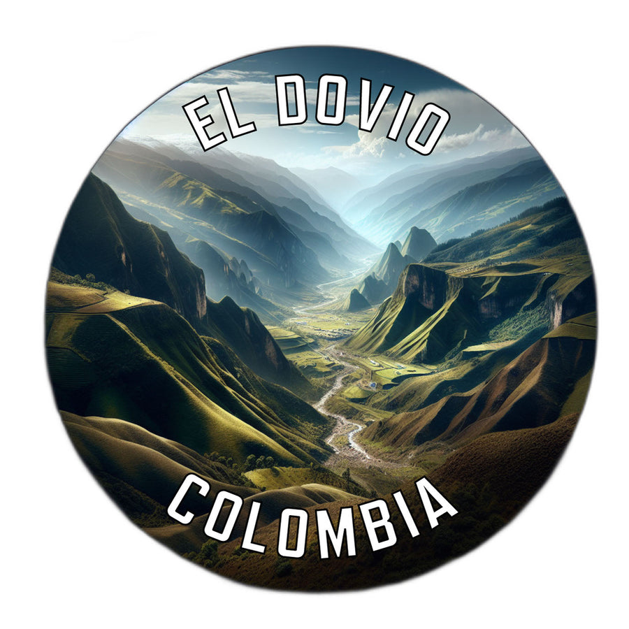 El Dovio Colombia Souvenir Die Cut Flat Magnet Image 1