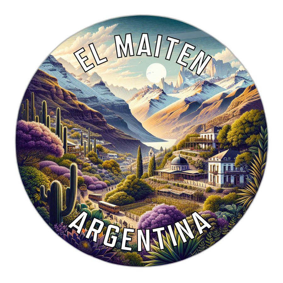 El Maiten Argentina Souvenir Die Cut Flat Magnet Image 1