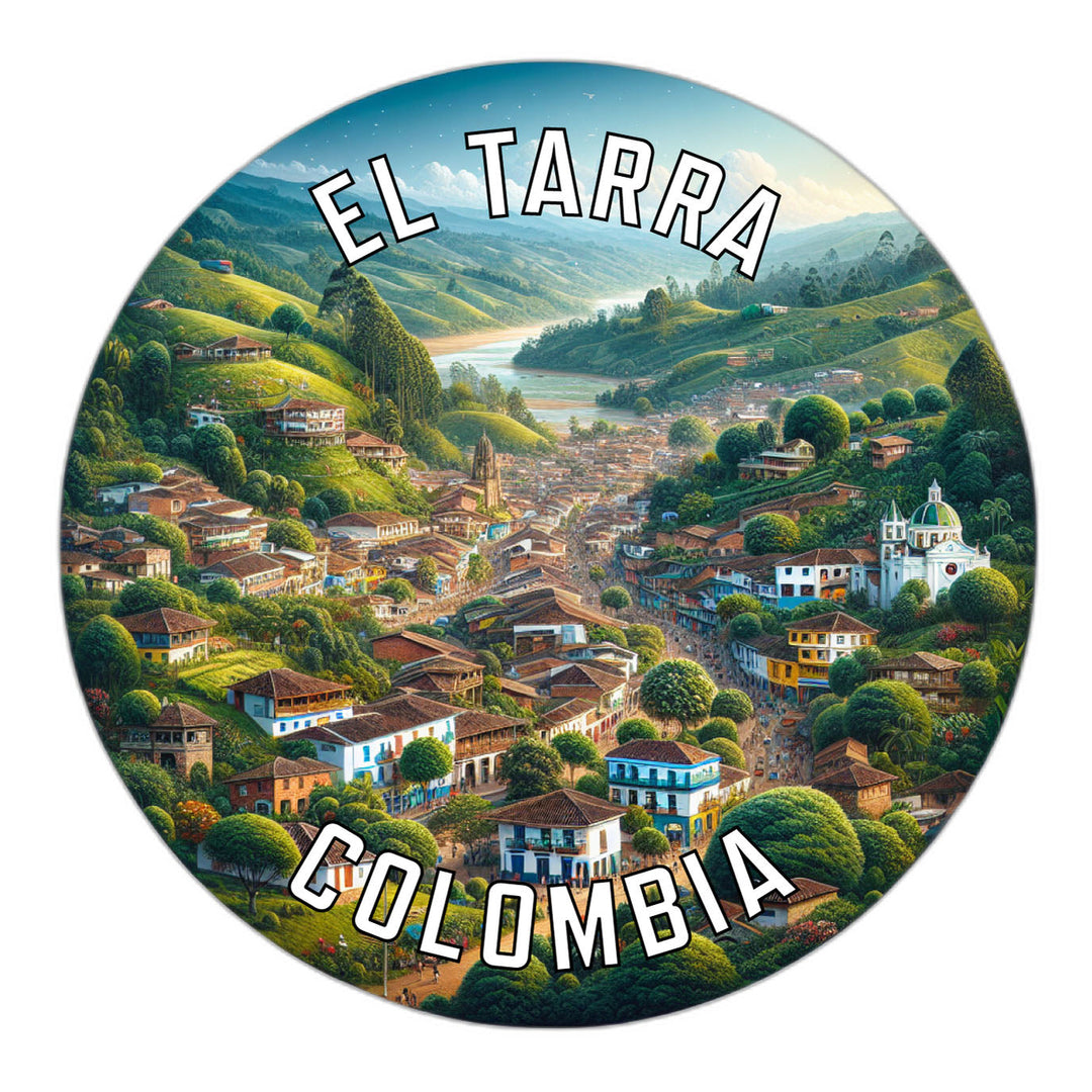 El Tarra Colombia Souvenir Die Cut Flat Magnet Image 1