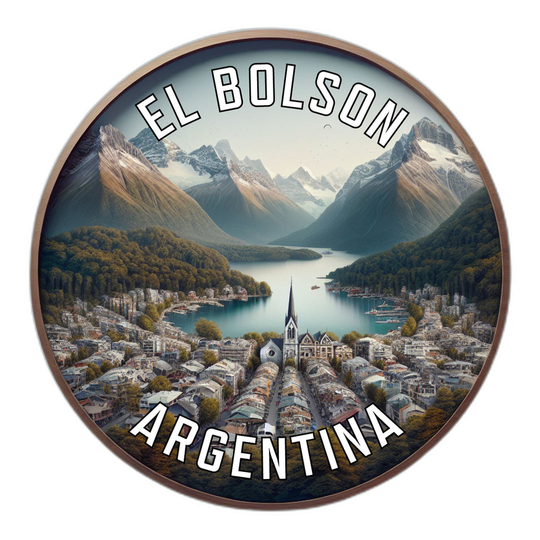 El Bolson Argentina Souvenir Die Cut Flat Magnet Image 1