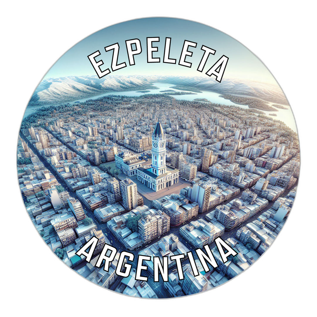 Ezpeleta Argentina Souvenir Die Cut Flat Magnet Image 1