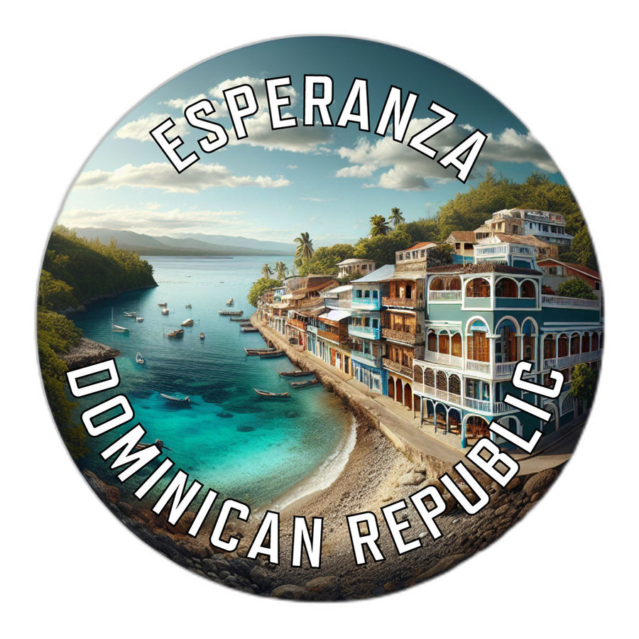 Esperanza Dominican Republic Souvenir Die Cut Flat Magnet Image 1