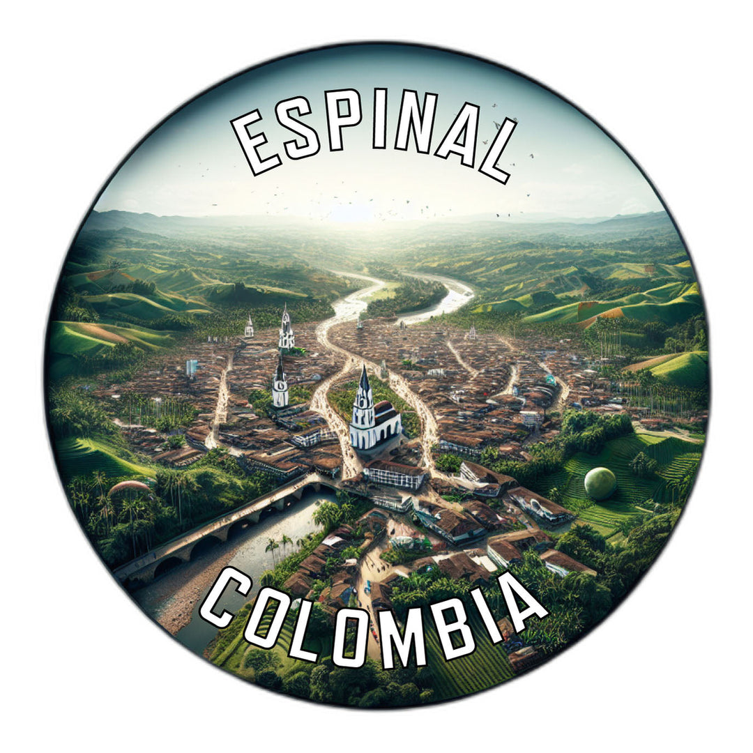 Espinal Colombia Souvenir Die Cut Flat Magnet Image 1