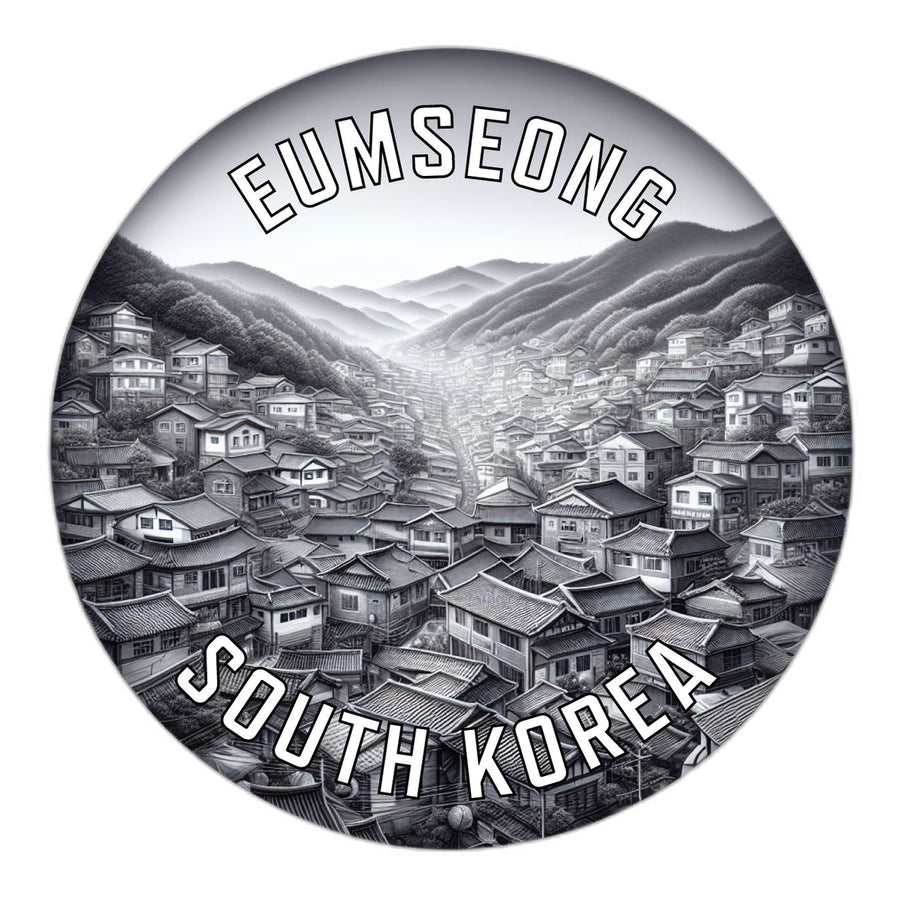 Eumseong Korea South Souvenir Die Cut Flat Magnet Image 1