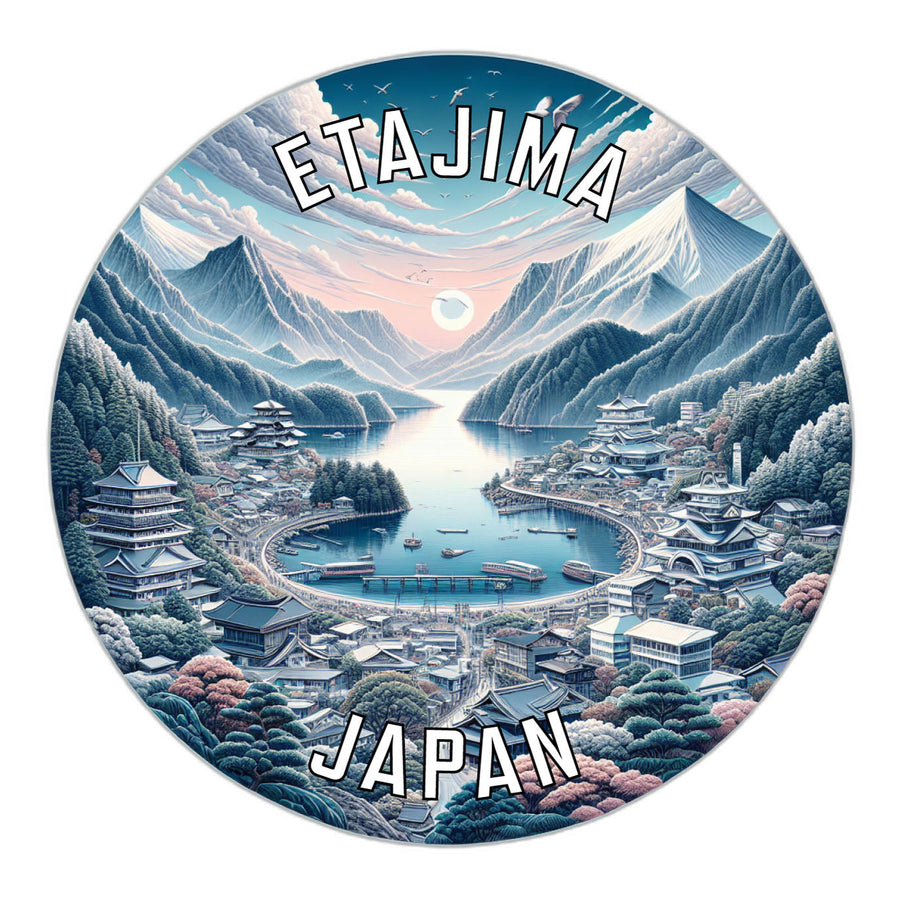 Etajima Japan Souvenir Die Cut Flat Magnet Image 1