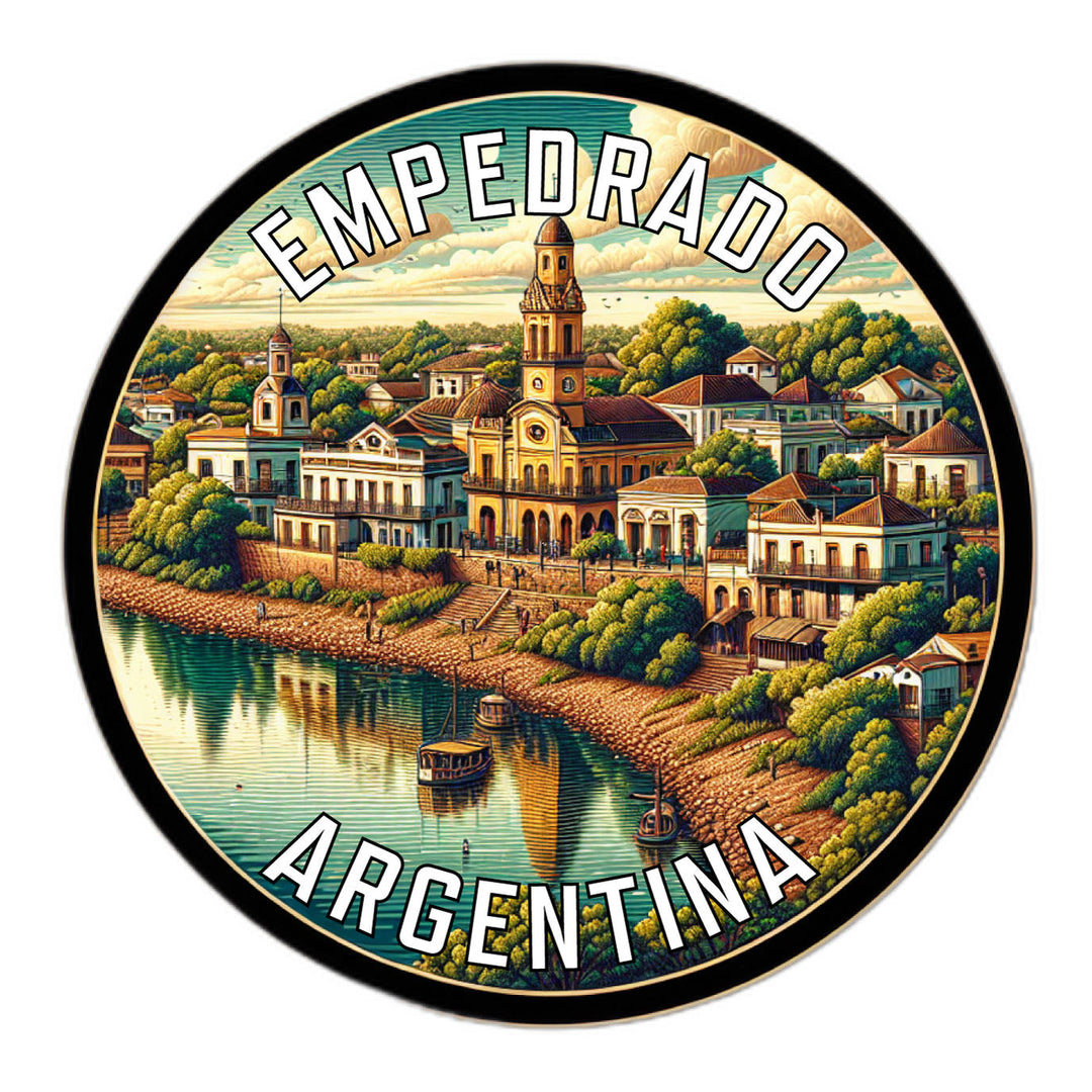 Empedrado Argentina Souvenir Die Cut Flat Magnet Image 1