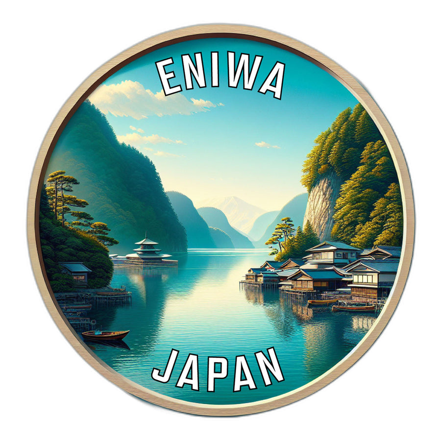 Eniwa Japan Souvenir Die Cut Flat Magnet Image 1