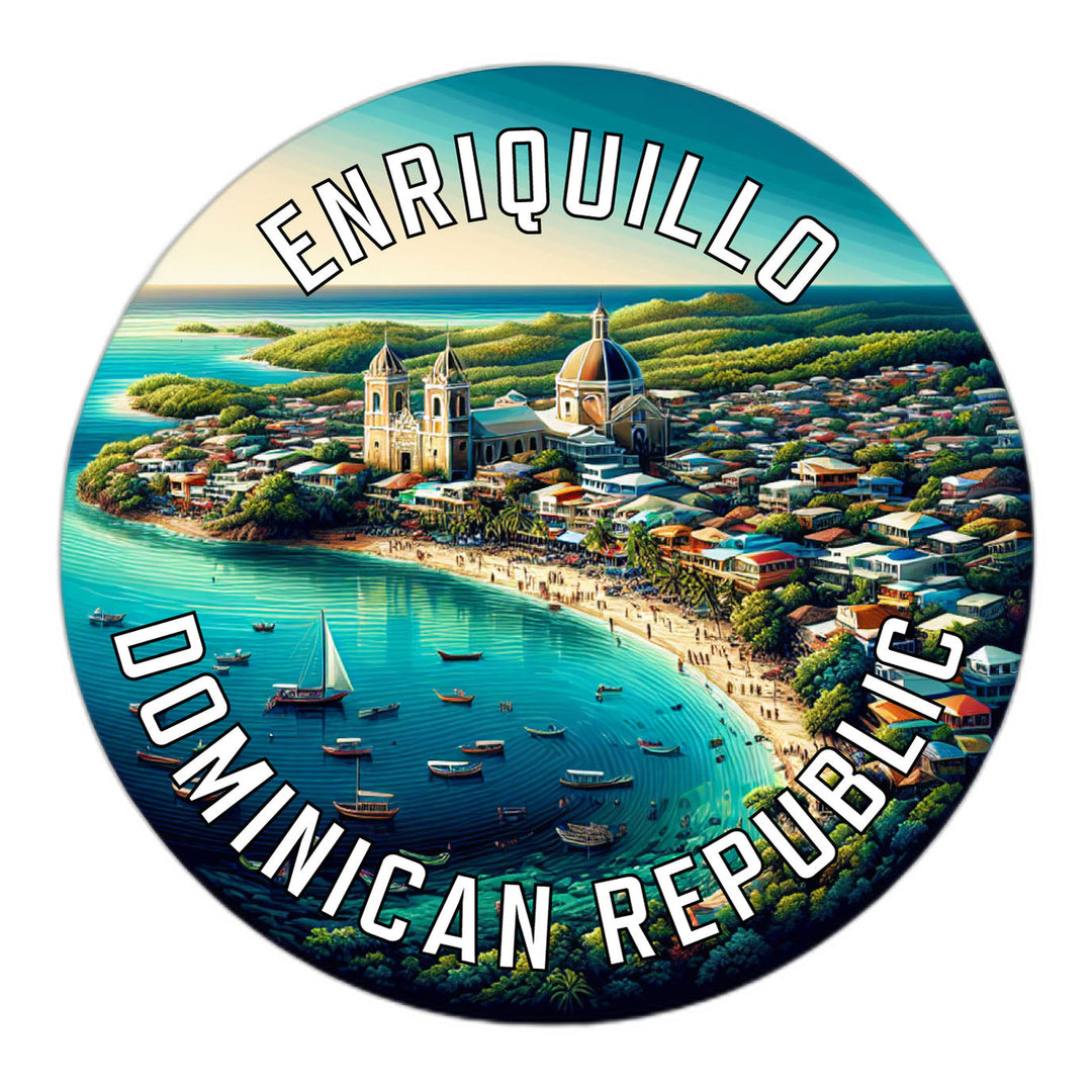 Enriquillo Dominican Republic Souvenir Die Cut Flat Magnet Image 1