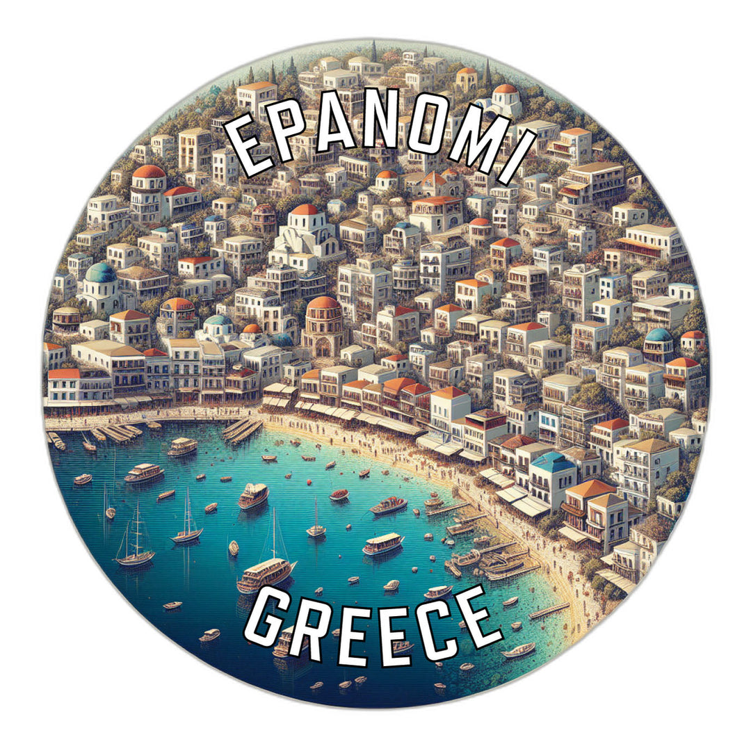 Epanomi Greece Souvenir Die Cut Flat Magnet Image 1