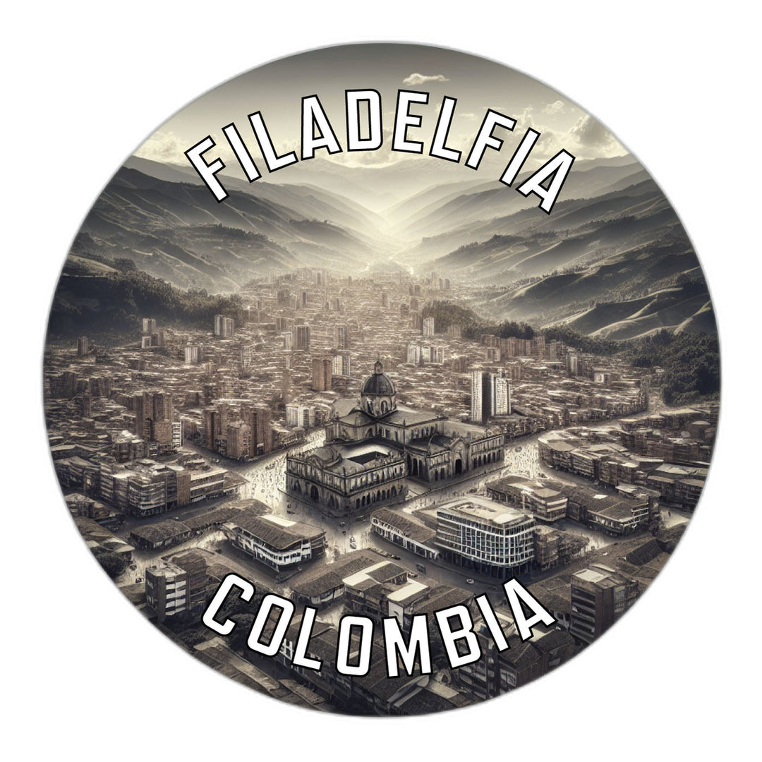 Filadelfia Colombia Souvenir Die Cut Flat Magnet Image 1