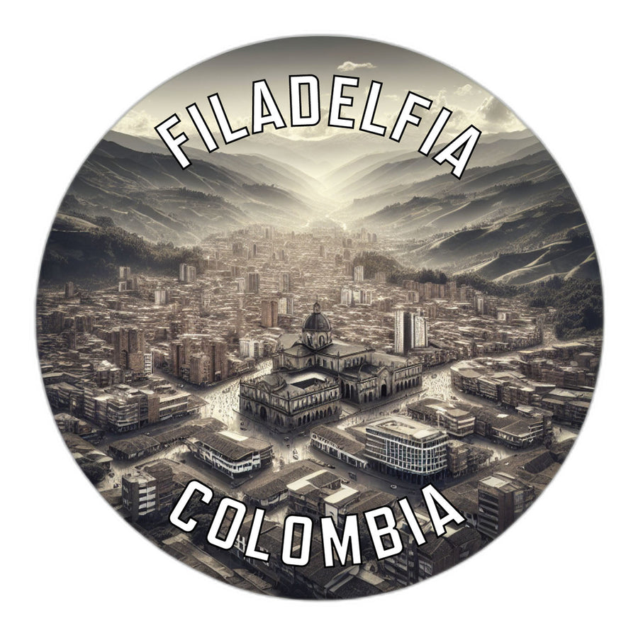 Filadelfia Colombia Souvenir Die Cut Flat Magnet Image 1