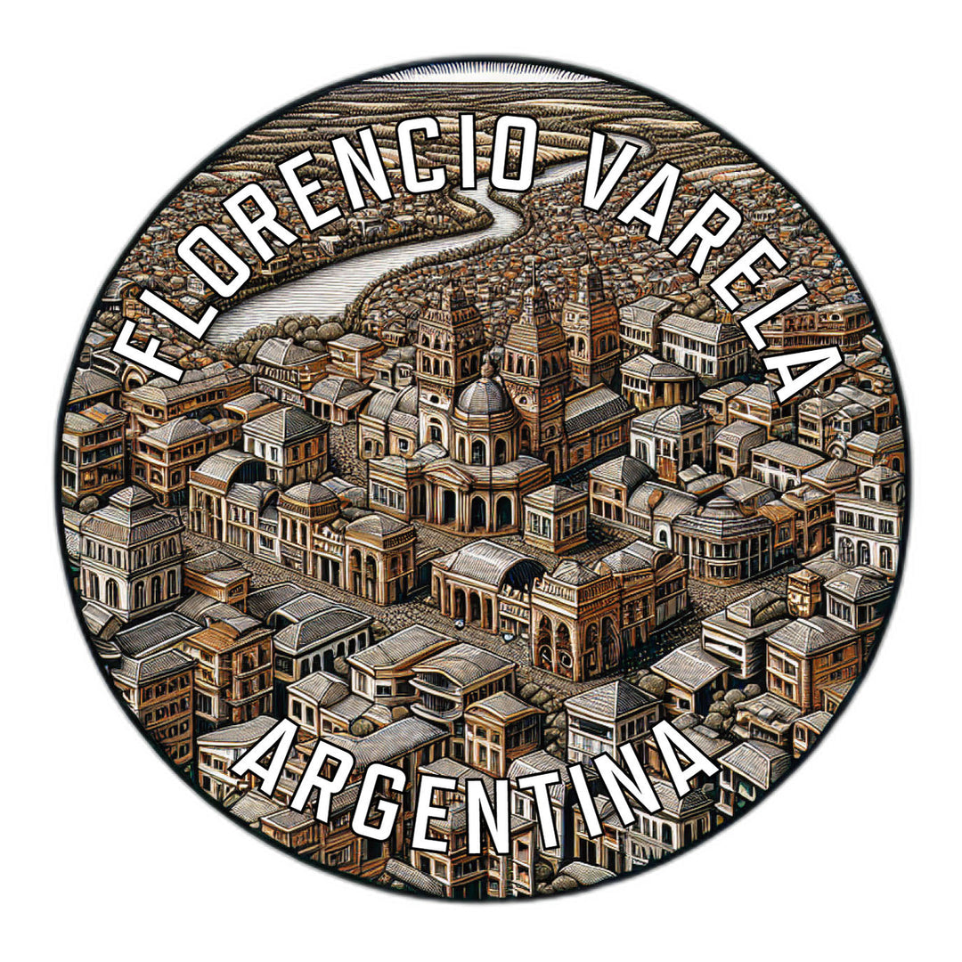 Florencio Varela Argentina Souvenir Die Cut Flat Magnet Image 1