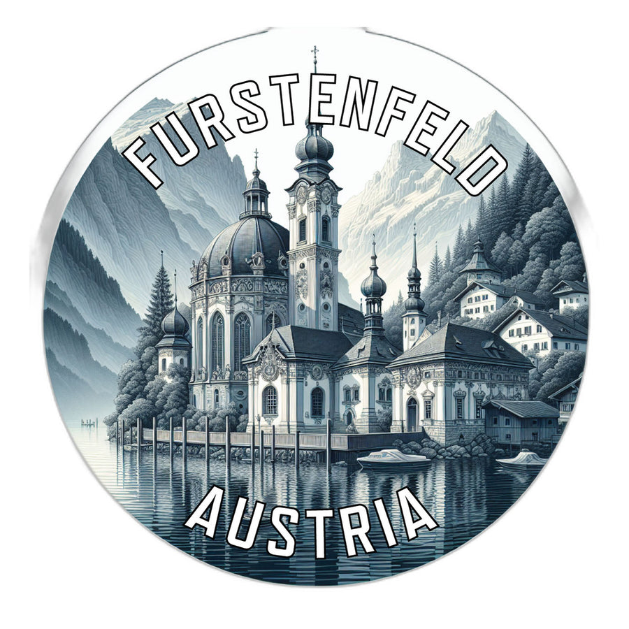 Furstenfeld Austria Souvenir Die Cut Flat Magnet Image 1