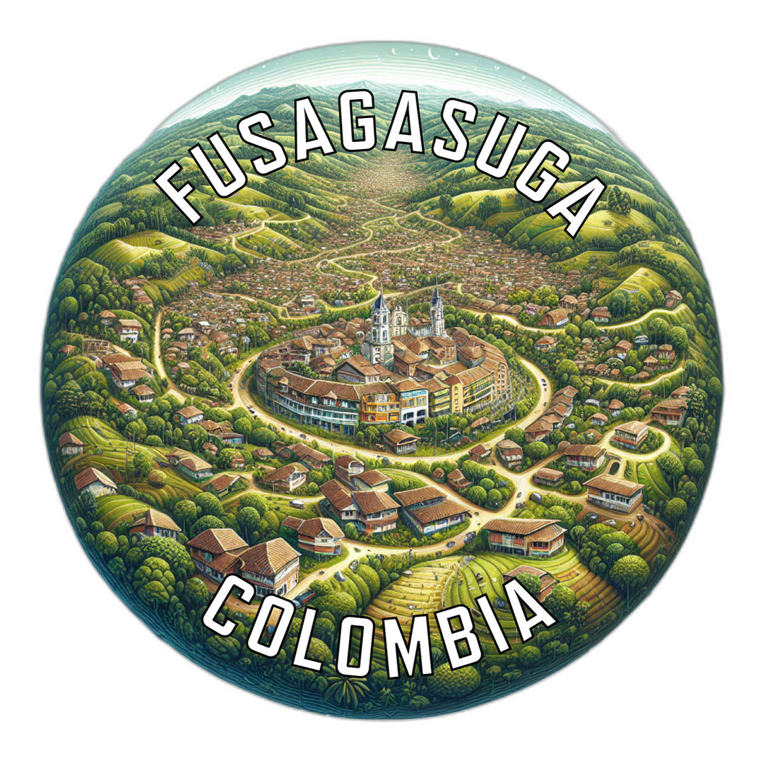 Fusagasuga Colombia Souvenir Die Cut Flat Magnet Image 1