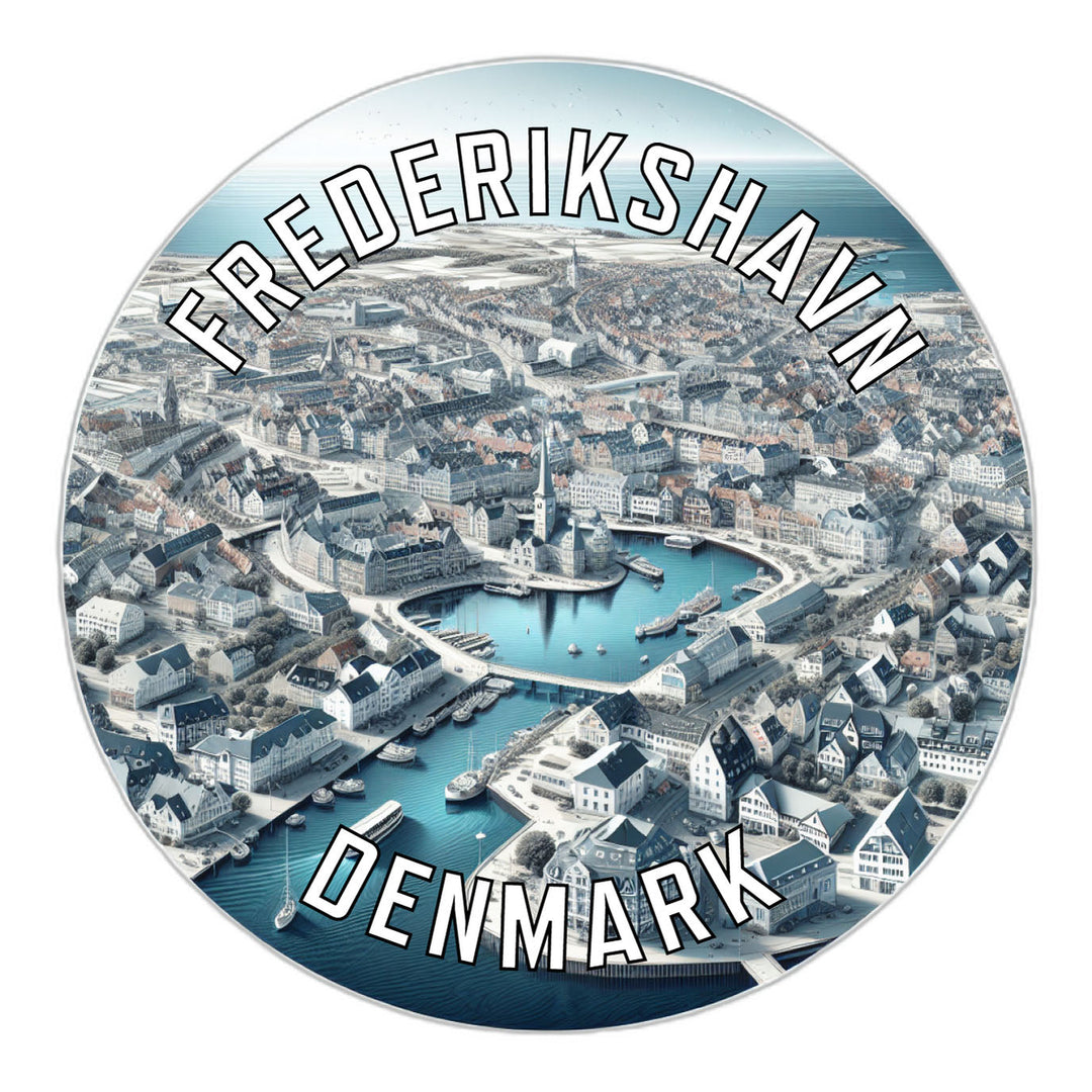 Frederikshavn Denmark Souvenir Die Cut Flat Magnet Image 1