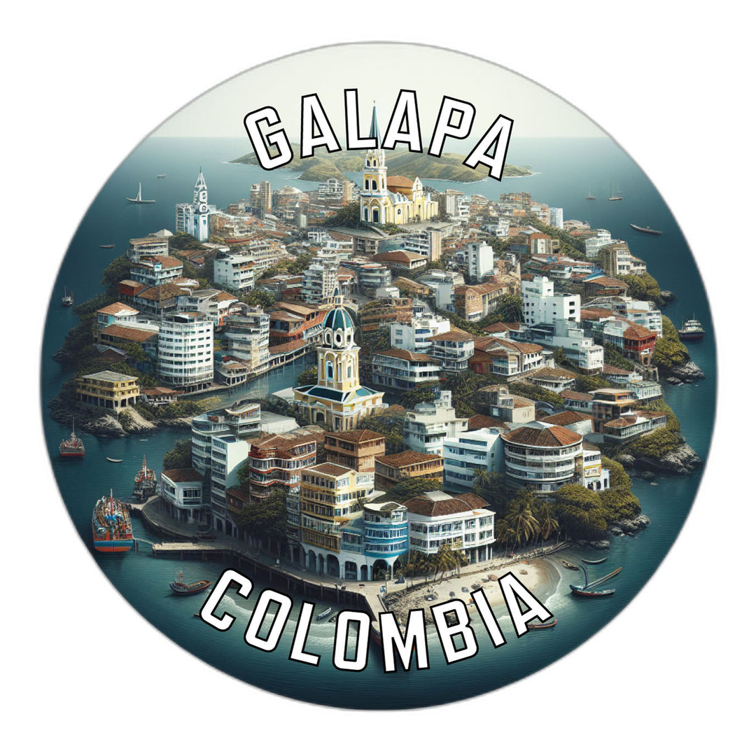 Galapa Colombia Souvenir Die Cut Flat Magnet Image 1