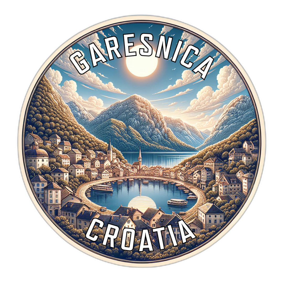 Garesnica Croatia Souvenir Die Cut Flat Magnet Image 1