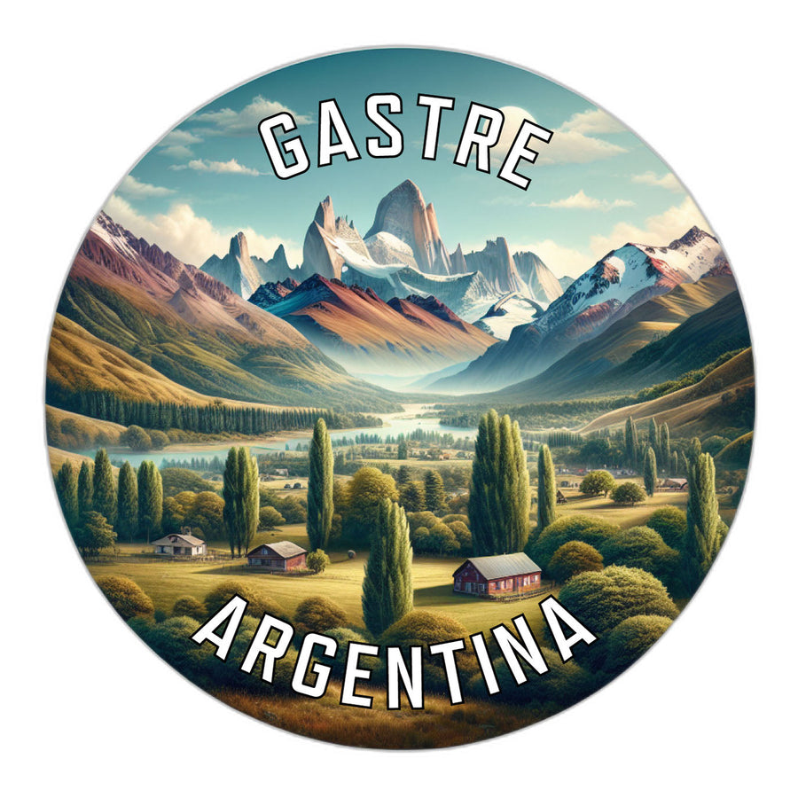 Gastre Argentina Souvenir Die Cut Flat Magnet Image 1