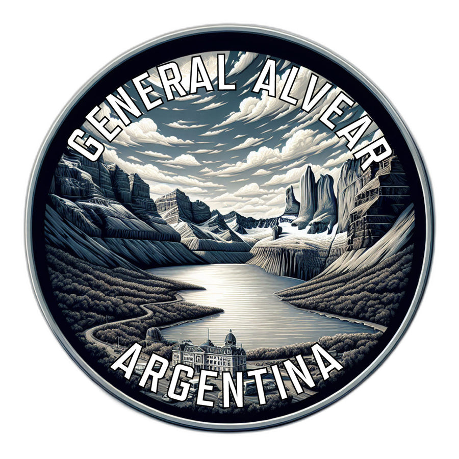 General Alvear Argentina Souvenir Die Cut Flat Magnet Image 1