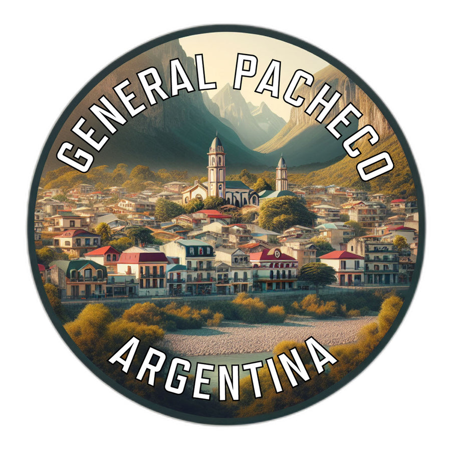 General Pacheco Argentina Souvenir Die Cut Flat Magnet Image 1