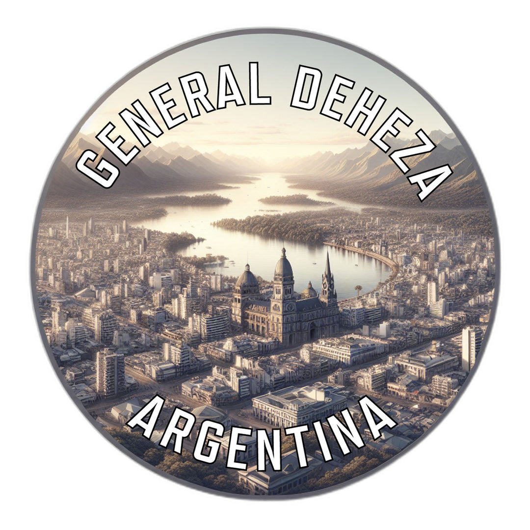 General Deheza Argentina Souvenir Die Cut Flat Magnet Image 1