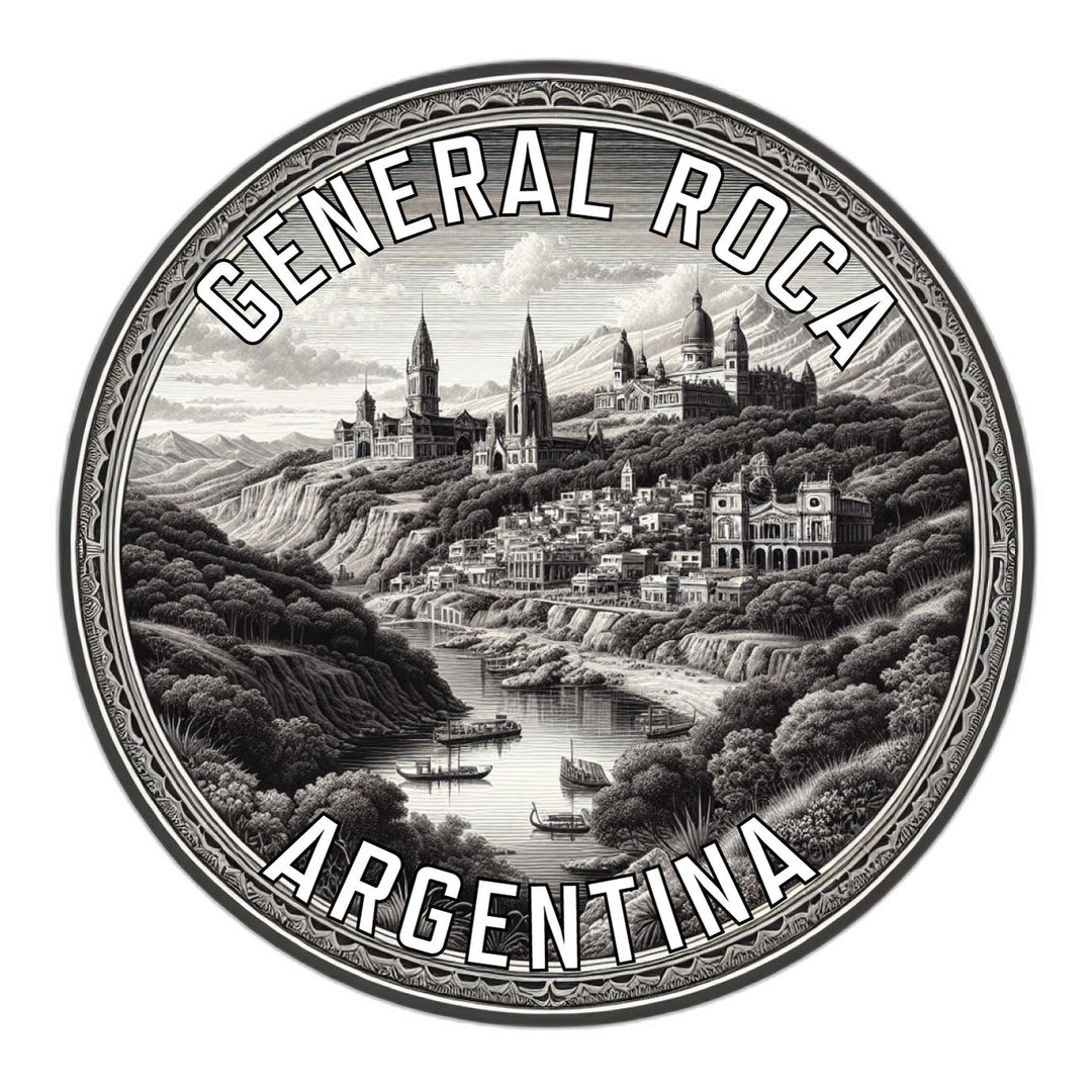 General Roca Argentina Souvenir Die Cut Flat Magnet Image 1